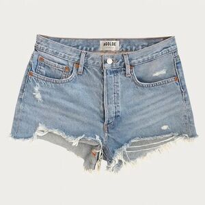 AGOLDE Women's Blue Denim Shorts